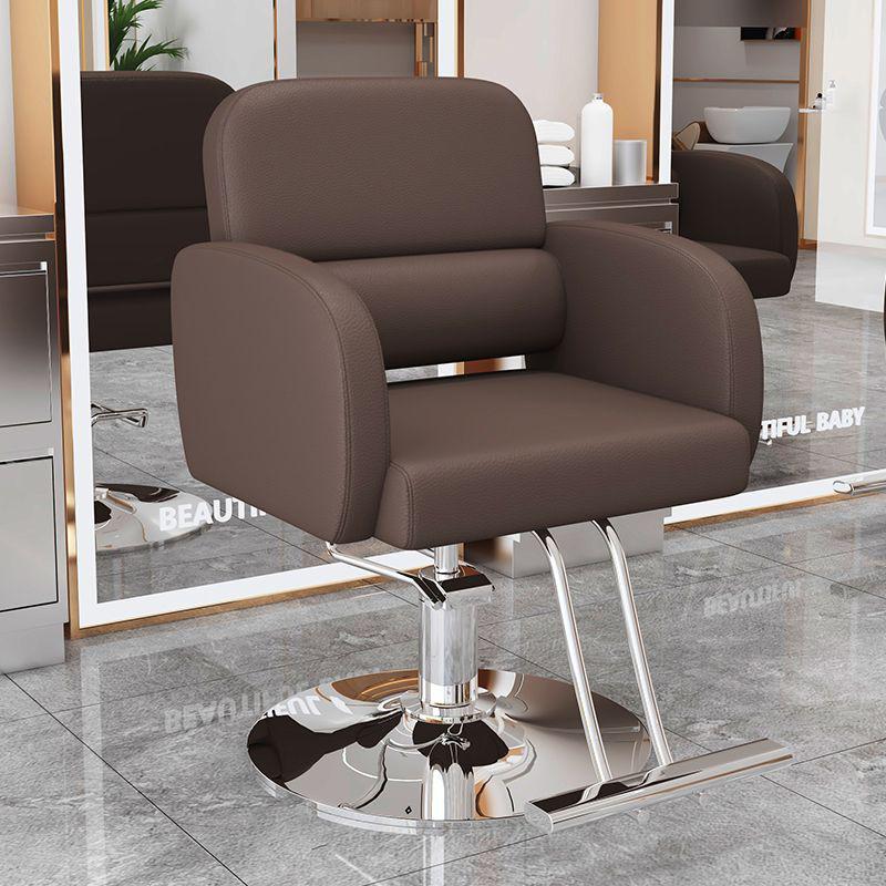 High-End Adjustable Rotating Hair Salon Chair for Grooming and Hairdressing