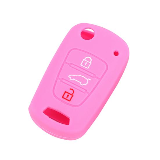 Силиконовый откидной чехол для ключа автомобиля, держатель для сумки с дистанционным протектором для Hyundai I30