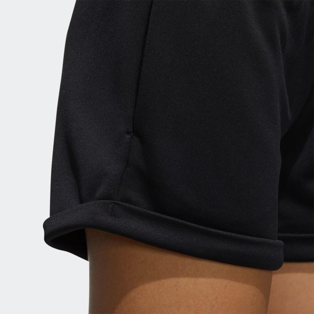 (WMNS) adidas Colorblock Shorts Asia Sizing 'Black White' Women's FM6130