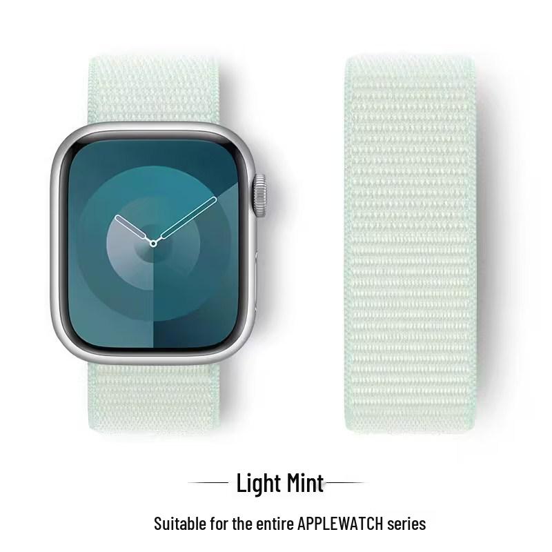 Нейлоновый плетеный ремешок для Apple Watch Ultra, Series 9-4