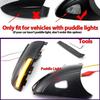 2pcs Flowing Mirror Dynamic LED Turn Signal Light Car Styling For Volkswagen VW Tiguan 5N Sharan 7N Seat Alhambra 7N