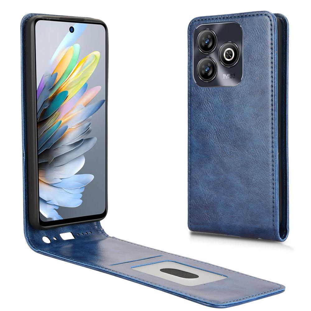 Кожаные флип-чехлы для ZTE Blade A75 4G/Blackview Oscal Flat 2/Wave 8C Up And Down флип-чехол из искусственной кожи прочный чехол