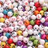 220 шт. Акриловые бусины Буквы Круглые Свободные бусины Для DIY Ожерелья Браслета Серег Изготовления Ювелирных Изделий Аксессуары для рукоделия