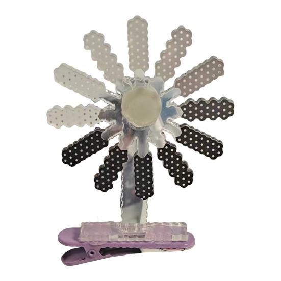 Дизайн «Загрузка мозга» Заколка для волос Юмористическое выражение Вращающаяся шпилька для волос Нескользящие зубцы Устойчивый дизайн Шпилька для волос