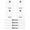 4/8Pcs Car Door Handle Sticker Protective Film Decals MG70 Accessories For Skoda Octavia MK2 MK3 2 3 A7 Fabia Karoq Kodiaq Rapid