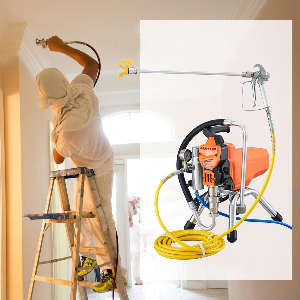 High Pressure Airless Sprayer Paint Spray Gun 2200W Paint Sprayer