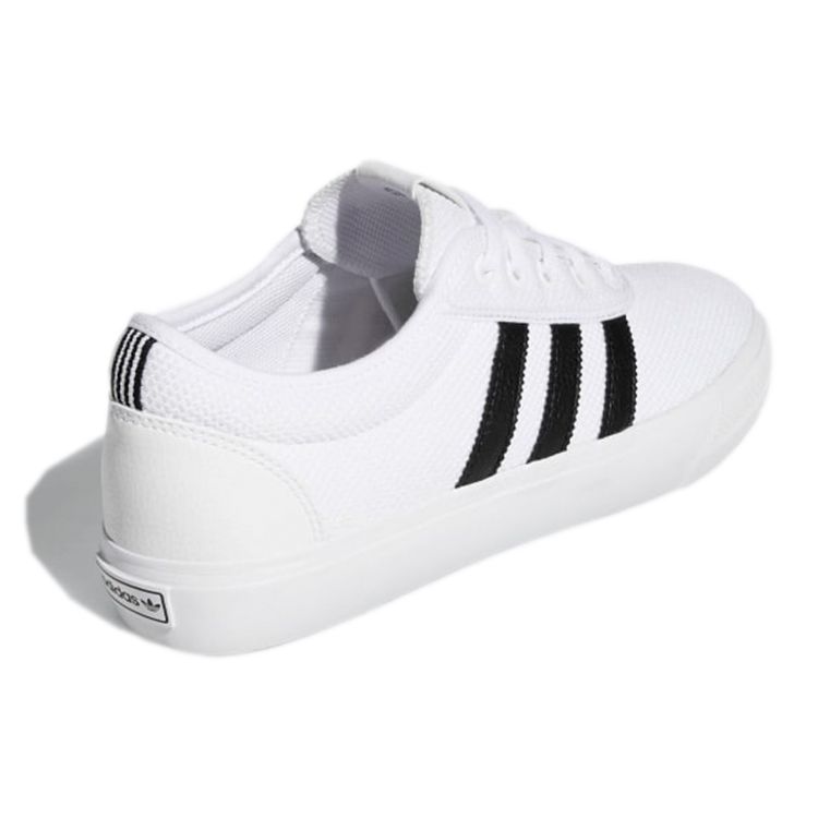 adidas Оригинальные Adiease Прочные Обмотка Низкие Кеды для Скейтбординга Унисекс Кроссовки Белый Черный DB3117