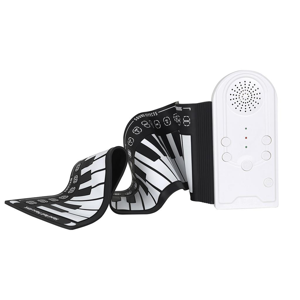 49-клавишная ручная складная пианино силиконовая портативная клавиатура музыкальный инструмент для образования складной для начинающих