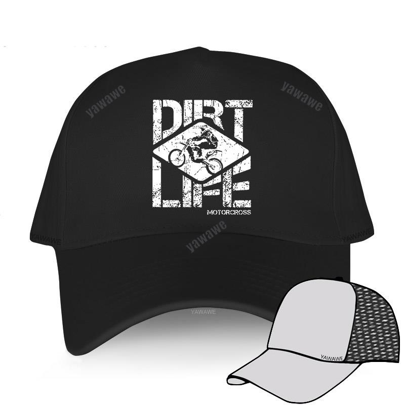 Черная повседневная бейсболка с принтом для мальчиков, Dirt Bike Life, мотоцикл для мотокросса, мужская и женская летняя шапка, спортивный капот Snapback на открытом воздухе