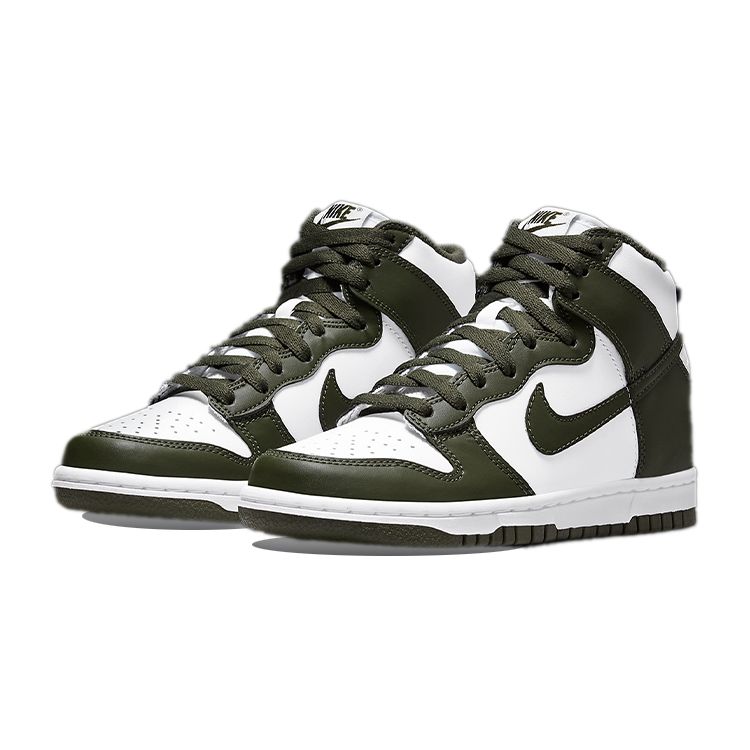 Nike Детские кроссовки Dunk High GS Cargo Khaki Green White DB2179-105