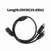 Plug and Play Sound Connecting Cable Flexible DIN 5 Pin Y Splitter  Studios