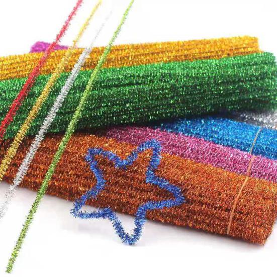 200 шт. Разноцветные синельные проволоки для чистки трубок для DIY художественных и ремесленных проектов