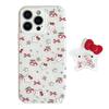 Блестки для iPhone16 для чехла Apple Phone Case 13 Вишневый Кот Шейкер 15 Promax Подставка 17 Подвеска