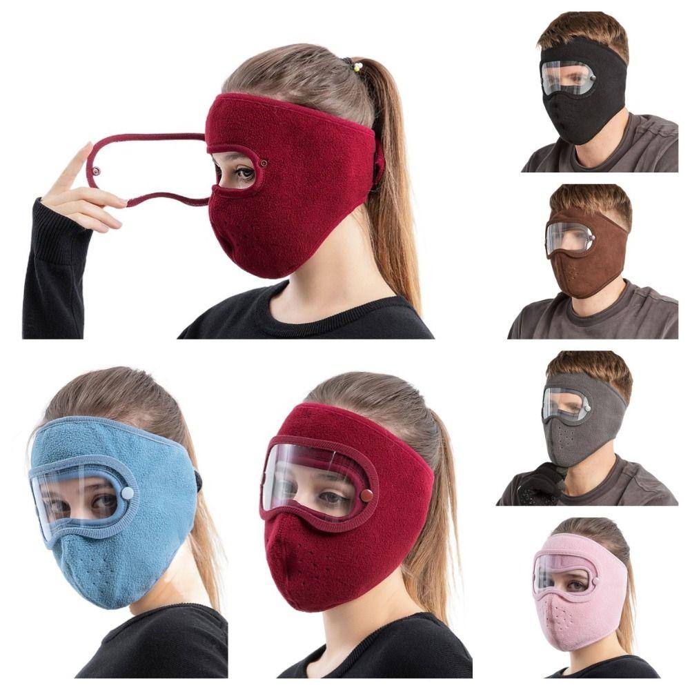 Thermal Ski Masks Windproof Earmuffs Mask Simple Winter Mask Running
