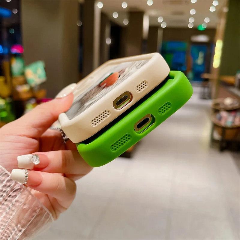 Чехол для телефона с милым котом ярких цветов для iPhone 11, чехол для iPhone 13 12 15 Pro 14 Pro Max XR XS Max X 7 8 Plus SE, матовый противоударный чехол