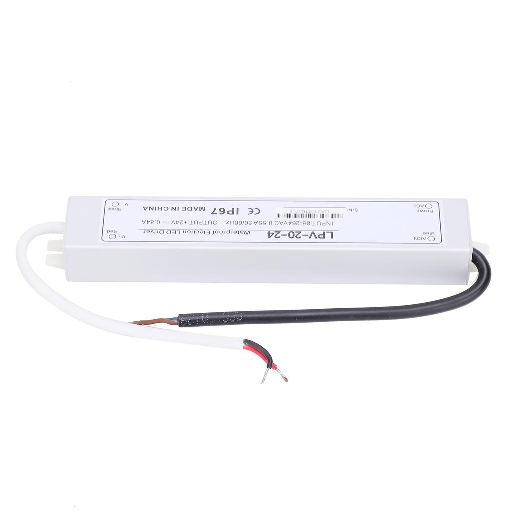 BERM Switching Power Supply Waterproof Single Output Overload Protection LED DC24V 20W
