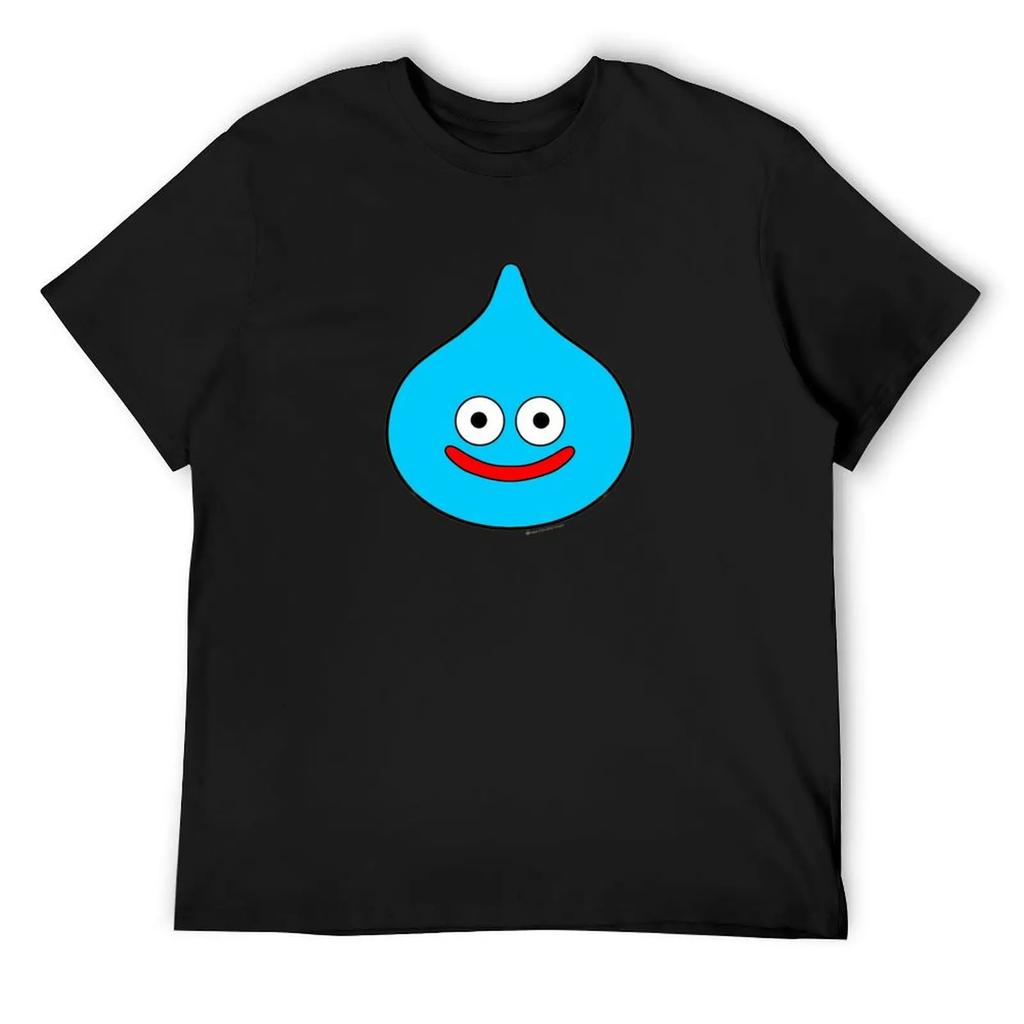 Dragon Quest Slime T-Shirt Man T Shirt Graphic T Shirts Cotton Graphic Tees Plain Black T Shirts Men