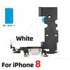 Aiinant Bottom Charging USB Date Dock Connector Microphone Charger Flex Cable For iPhone 7 8 Plus Xs Max X XR Phone with sticker