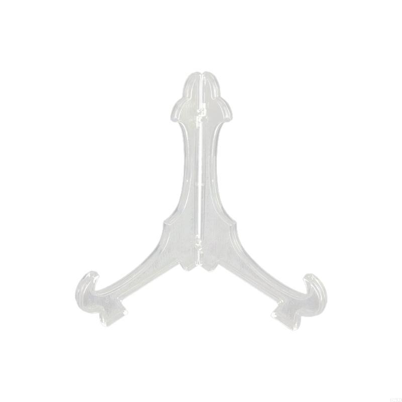 62KD 10pcs Foldable Triangle Display Stand Multifunction Plate Photo Card Book