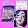 Вечеринка Ролевая игра Молния- Макияж Наклейки для лица