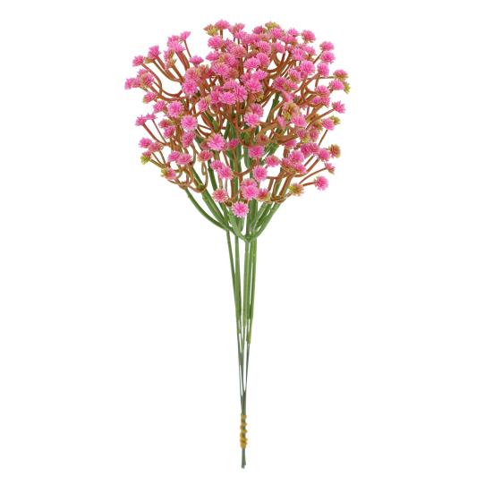 Искусственные цветы, устойчивые к ультрафиолетовому излучению, 20 и 36 стеблей, реалистичные букеты гипсофилы для свадеб, домашнего декора, устойчивые к атмосферным воздействиям пластиковые искусственные цветы для улицы