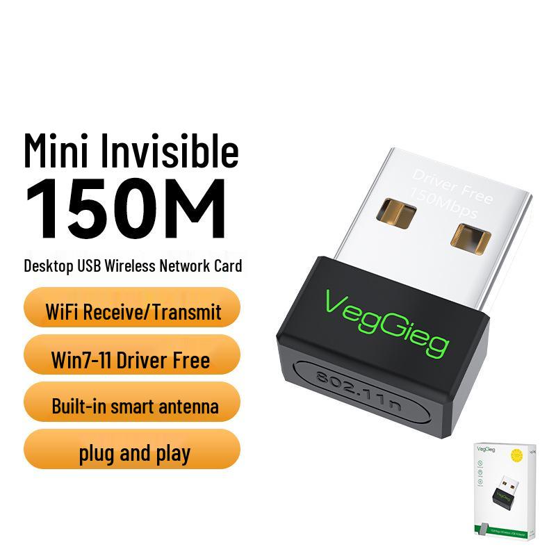 Беспроводная сетевая карта Weige USB - WIFI6, двухчастотная, гигабитная 5G, адаптер без драйверов для настольных компьютеров и ноутбуков