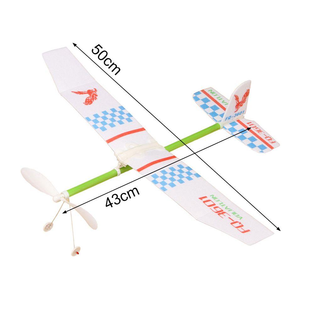 Модель Обучающие Игрушки для Студентов Пенопластовый Самолет Резиновые Ленты Игрушечный Летающий Планер Самолет