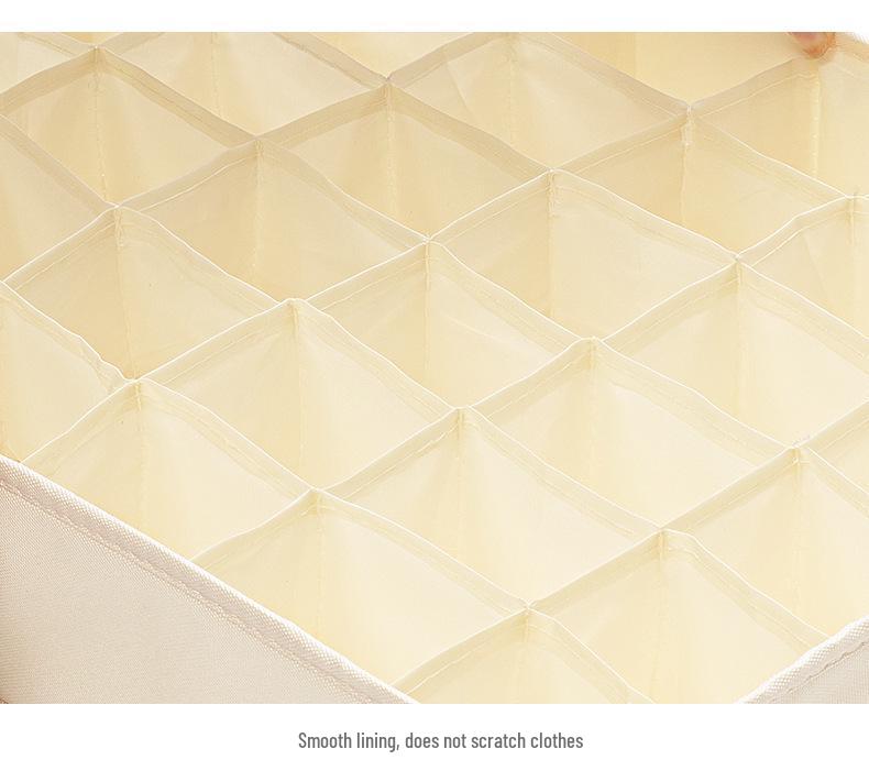 47 см Складной хлопковый органайзер для нижнего белья для ящика шкафа - Расширенная версия