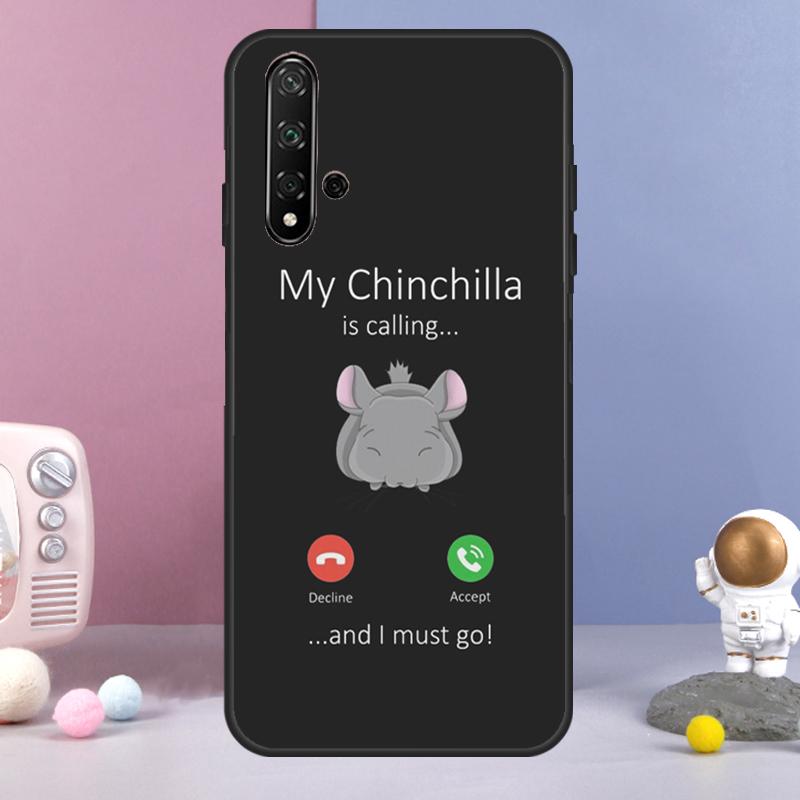 Мультяшная шиншилла для Huawei Nova 12i 12s 11i 8i 7i 9 10 SE Y60 Y61 Y70 Y72 Y73 Y90 Y91 P20 P30 P40 Lite Чехол