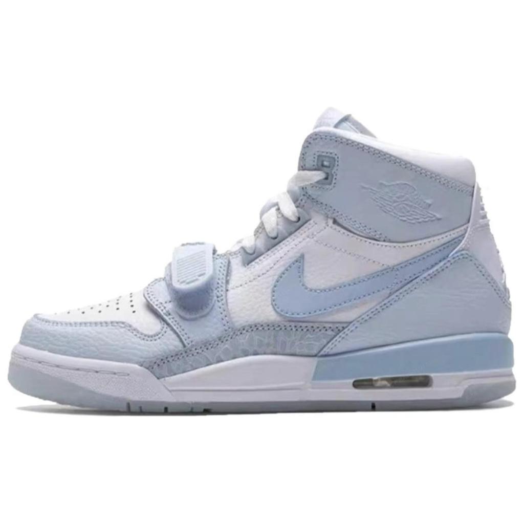 Jordan Legacy 312 Oreo Журнал SAML Амортизация, Износостойкие Средние Винтажные Баскетбольные Кроссовки Унисекс Carolina Blue FV8118-141(Команда6-)