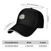 Cross border flower Sun Baseball Cap Happy Daisy Flower Power Summer Fashion Hip Hop Hats For Unisex Women Hunting Camping Caps