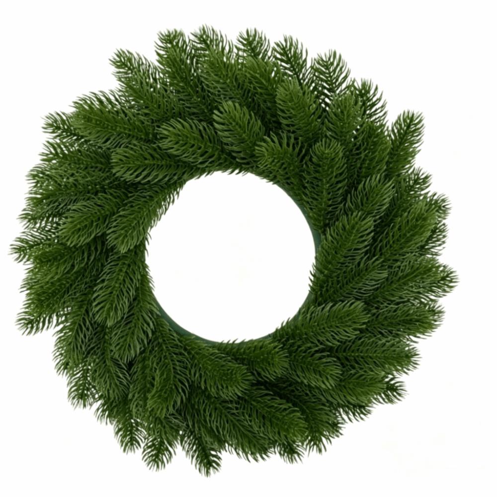 Red Berries Artificial Christmas Wreath Door Hanging Christmas Wreath Indoor Decoration