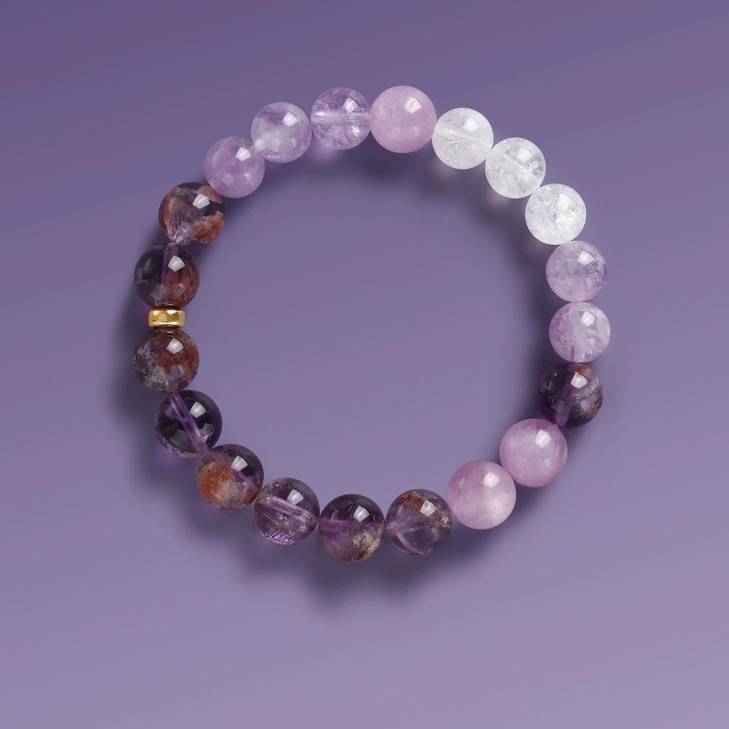 New natural amethyst bracelet, high-quality original design crystal bracelet, amethyst bracelet gift for girls