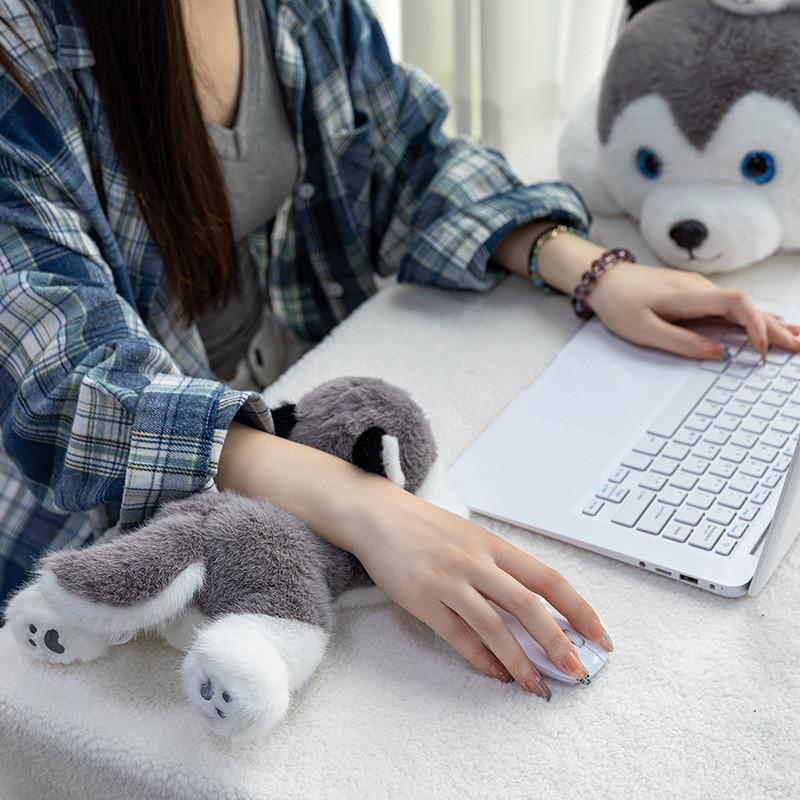 Хаски Мягкая Компактная Кукла Реверсивный Дизайн Детские Плюшевые Игрушки Подарок Коллекционерам