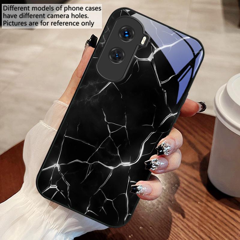 Красный лавовый текстурный узор Для Honor 30 50 50SE 70 Pro 90 200 200Pro Magic 4 5 7 Lite X9c Smart X50i Plus X9 X30 Стеклянный чехол для телефона