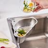 1 шт., треугольная полка для хранения слива кухонной раковины, корзина для слива из пищевой нержавеющей стали 304, корзина для фильтра раковины