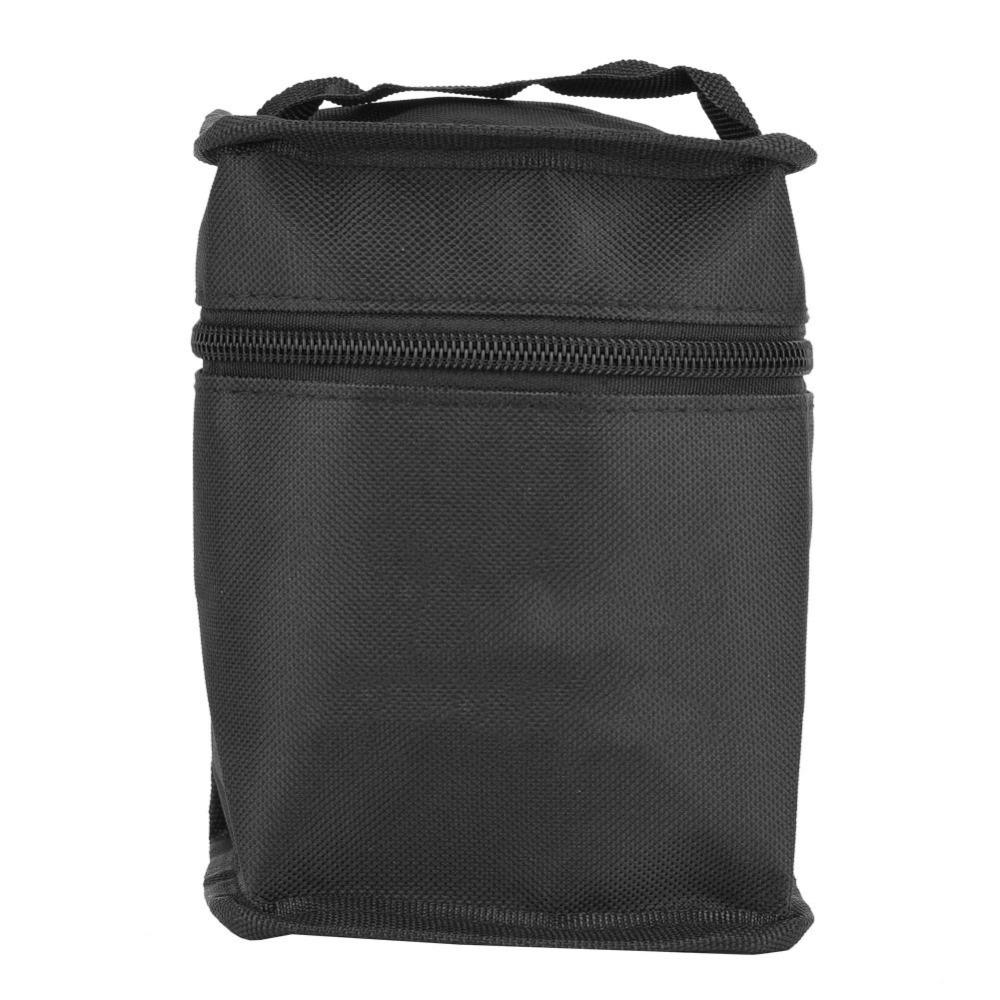 48/60/80 Marker Storage Bag Black Pen Case Easy Hand Grip Pen Organizer  Daily Stationery Sorting