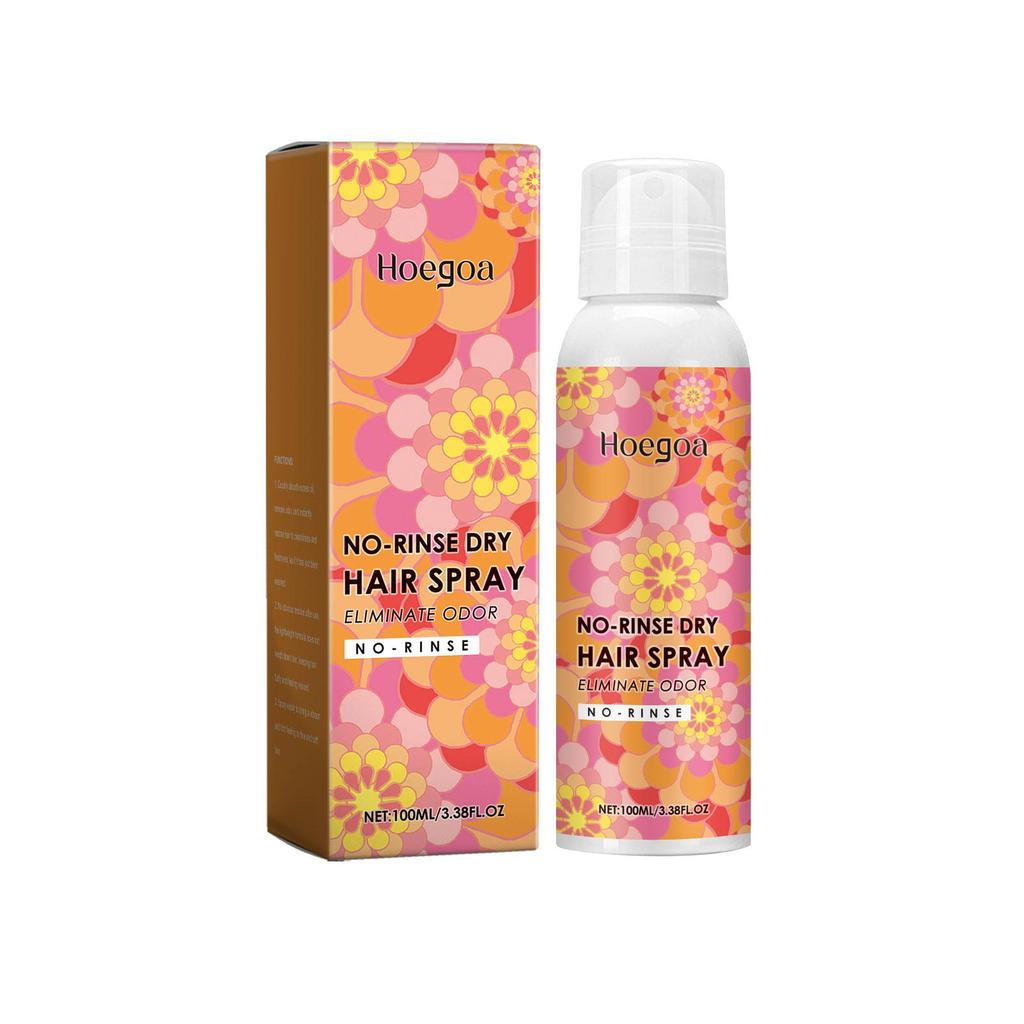 Hoegoa Leave-In Hair Drying Spray Легкий и ароматный, освежающий и не склеивающий волосы несмываемый спрей для быстрого высыхания