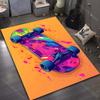 1PC Drawing Ideas Skateboard Print Carpet for Living Room Bedroom Sofa Doormat Decor Sofa Table Area Rug Non-slip Floor Mat