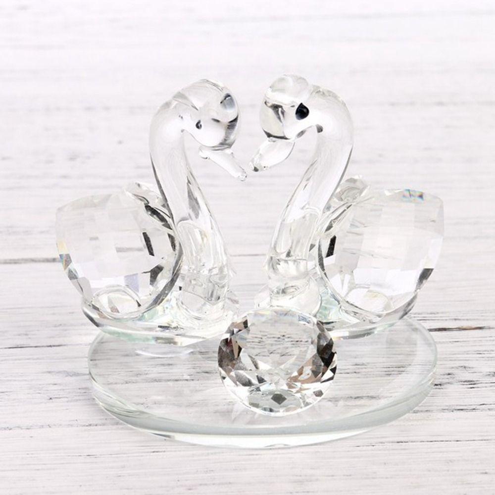 Автомобильные духи, сиденья, свадебные аксессуары для автомобиля, украшение в виде животного, хрустальный лебедь, фигурка лебедя