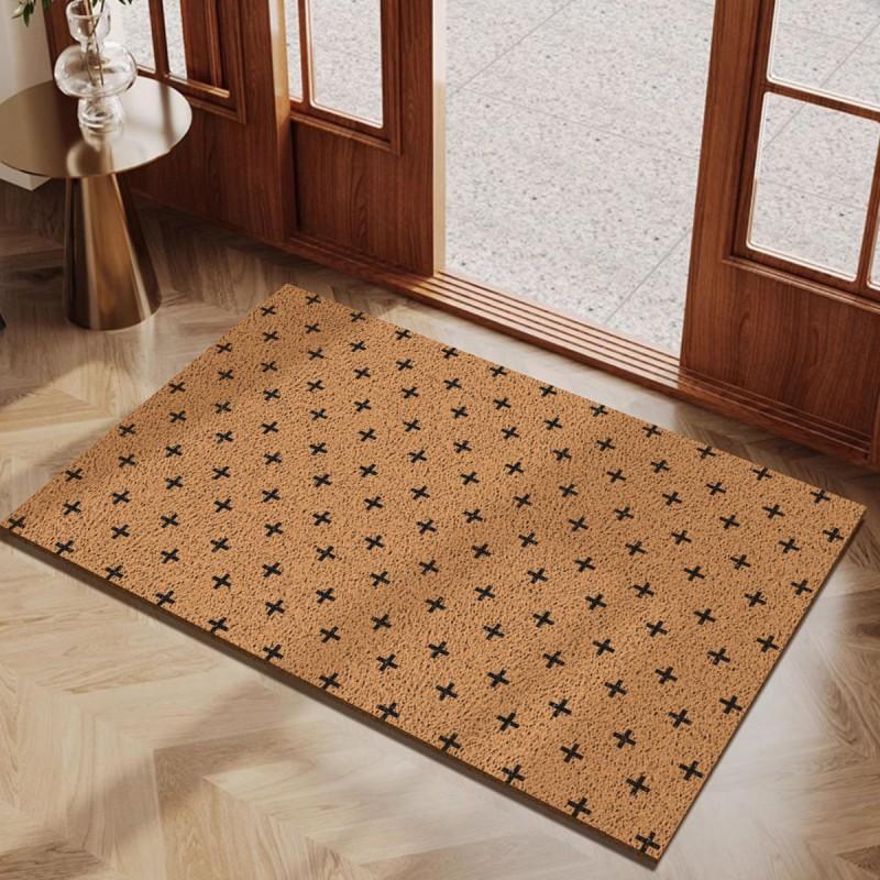 Door Mat Entryway Durable PVC Coil Doormat Customizable Outdoor Dust Removal Non-slip Floor