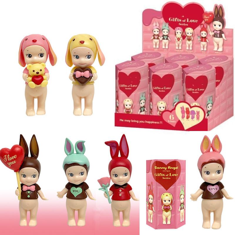 Cute Angell Mini Figure Gifts Of Love Series Chocolate Mysterious Surprise Blind Box Toy Cure Doll Lucky Mascot Girls Gifts