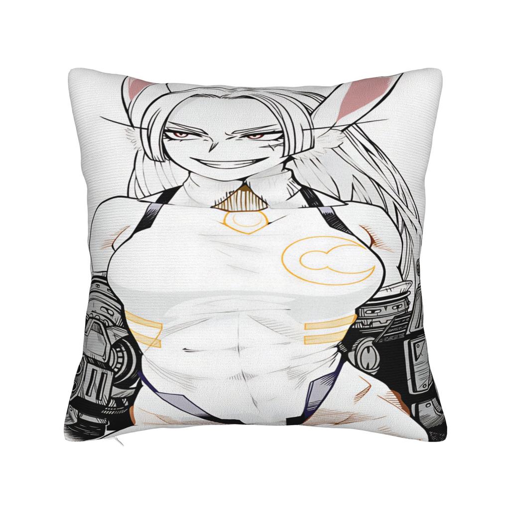 Rabbit Hero Mirko Pillow Case Comfy Pillow Cover For Sofa Car Home Decor Kawaii Pillowcases