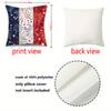 2PCS Blue and Red Pillowcase Square Bedroom Home Cushion Covers Zipper Chair Sofa Pillow Covers Living Room Decor