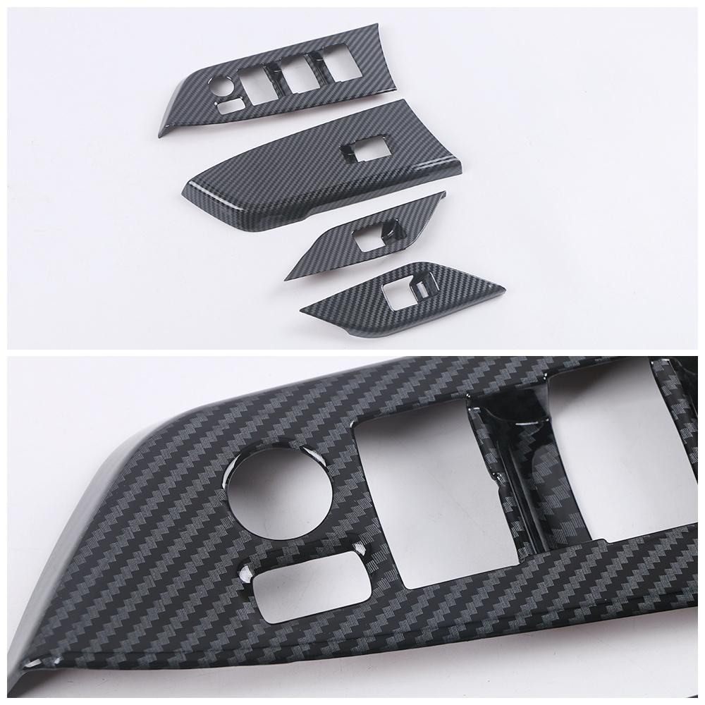 Для Toyota Sienna 2024 2024 2024 Ремонт салона автомобиля Подлокотник двери Кнопка стеклоподъемника Переключатель Панель Крышка Отделка Наклейка против царапин