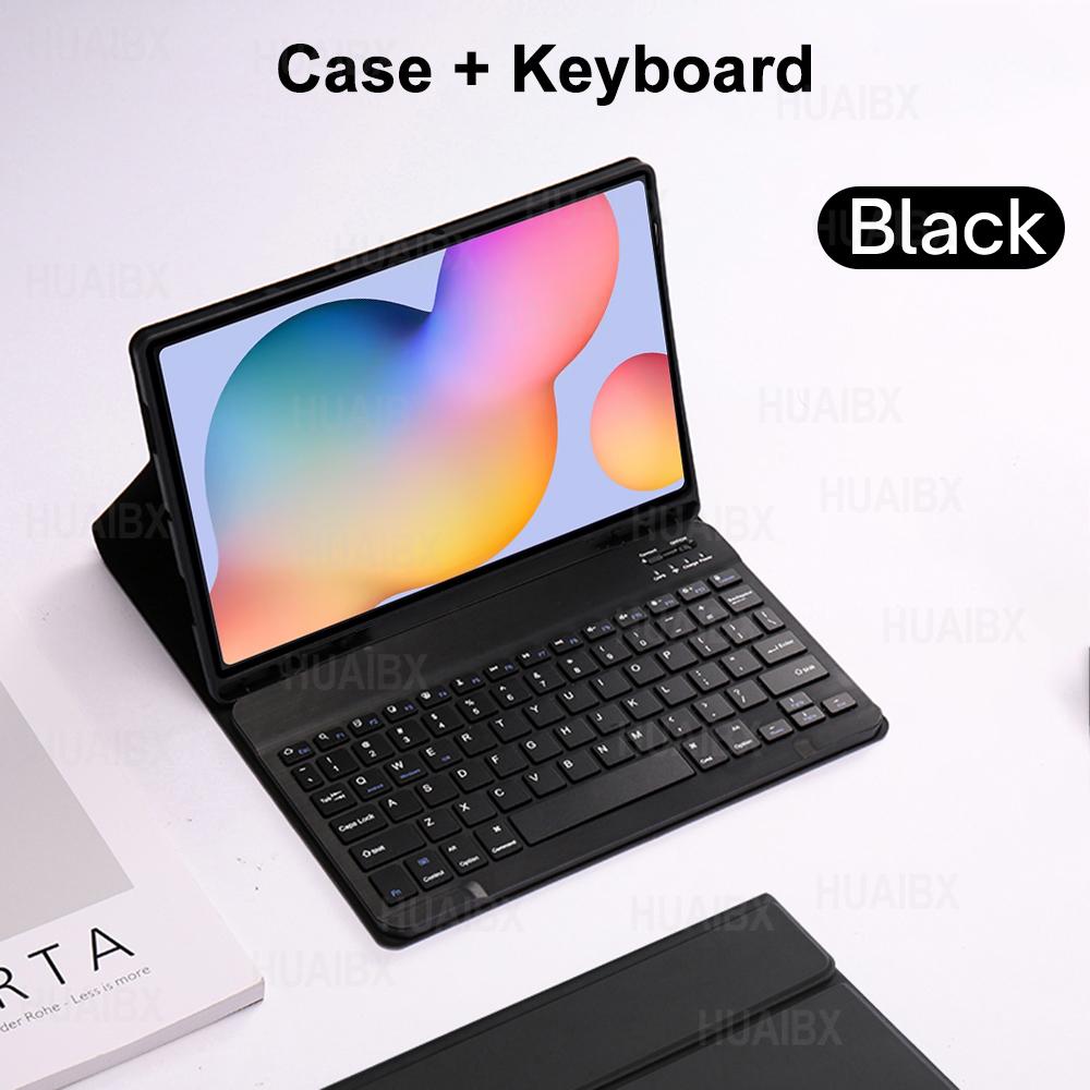 Чехол с клавиатурой для Galaxy Tab S6 Lite 10,4 дюйма, Съемная крышка-клавиатура для Samsung Tab S6 Lite SM-P610 P613 P615 P619