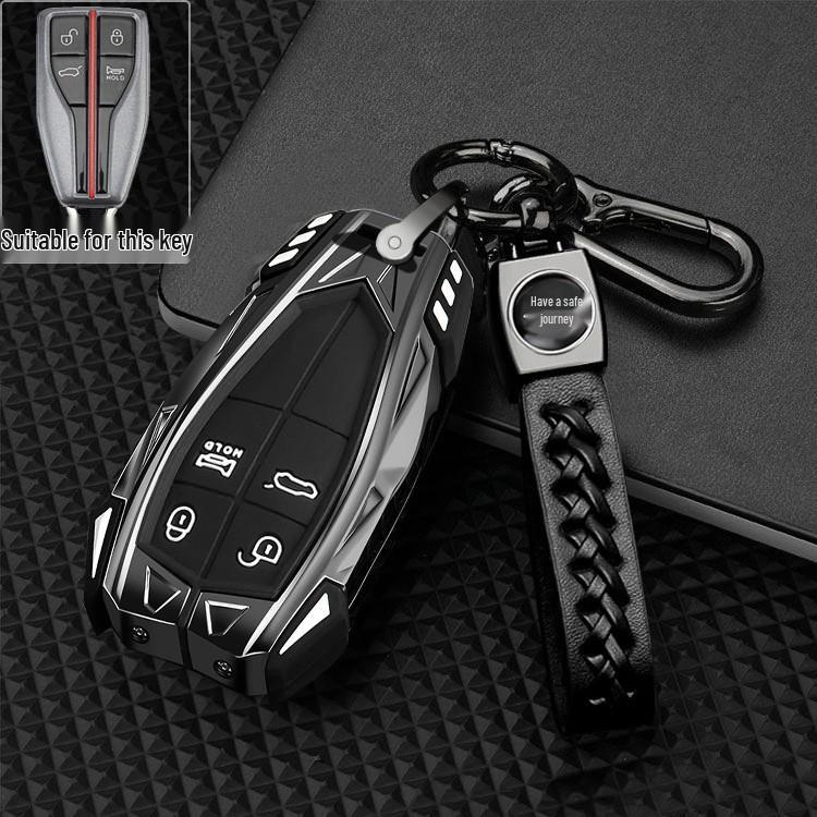 2022 Hongqi HS5/HS7/H9 Qixiang Edition Men's Mecha Key Case Cover