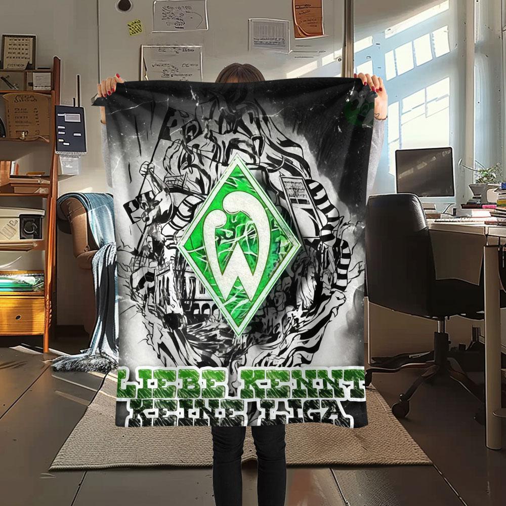 SV Werder Bremen FlAannel Blanket, High quality Comfortable for All Seasons, Home Decor, Warmth and Comfort
