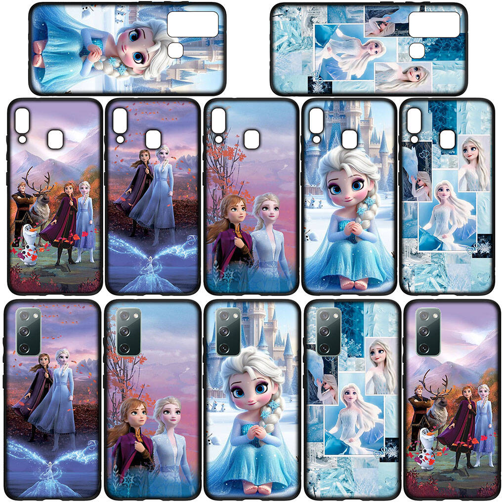 for Motorola Moto Edge 70 60 50 G54 G86 Samsung Galaxy S25 iPhone 17 16 15 Xiaomi Redmi Note 14 13 Pro Max Phone Case Cartoon Elsa Anna Olaf Cover