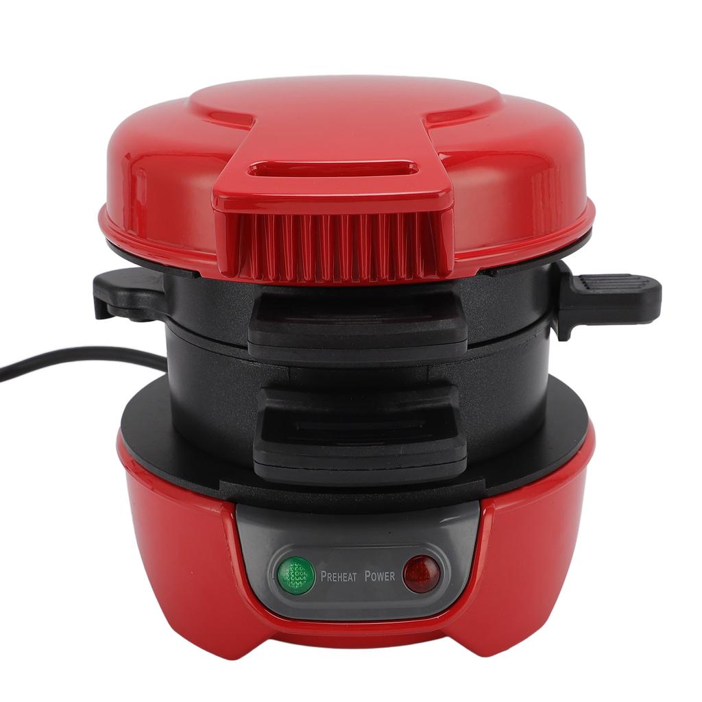 Сэндвичница для бургеров с автоматическим контролем температуры, антипригарное покрытие, можно мыть в посудомоечной машине, 3 в 1, завтрак